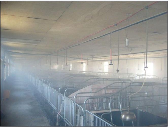 养猪场养殖场喷雾降温消毒杀菌设备产品图片,养猪场养殖场喷雾降温