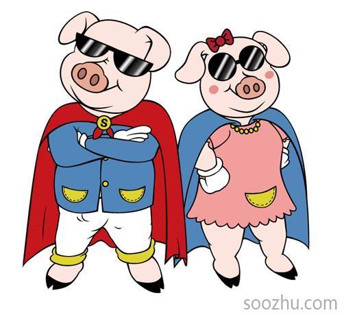 为北京养猪育种中心吉祥物起名 赢种猪 游长城